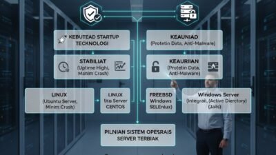 Cara Memilih Sistem Operasi Server yang Paling Stabil dan Aman untuk Kebutuhan Startup Teknologi Baru