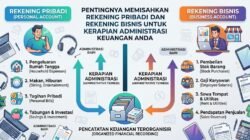 Pentingnya Memisahkan Rekening Pribadi Dan Rekening Bisnis Untuk Kerapian Administrasi Keuangan Anda