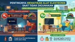 Pentingnya Mematikan Alat Elektronik Saat Tidak Digunakan Demi Keamanan Dan Hemat Energi
