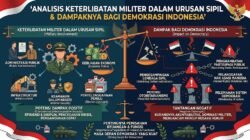 Analisis Keterlibatan Militer Dalam Urusan Sipil Dan Dampaknya Bagi Demokrasi Indonesia